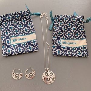Brighton necklace and earrings set.